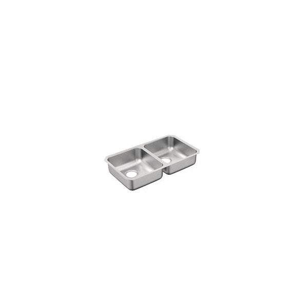 31-1/4"X18" Stainless Steel 20 Gauge Double Bowl Sink